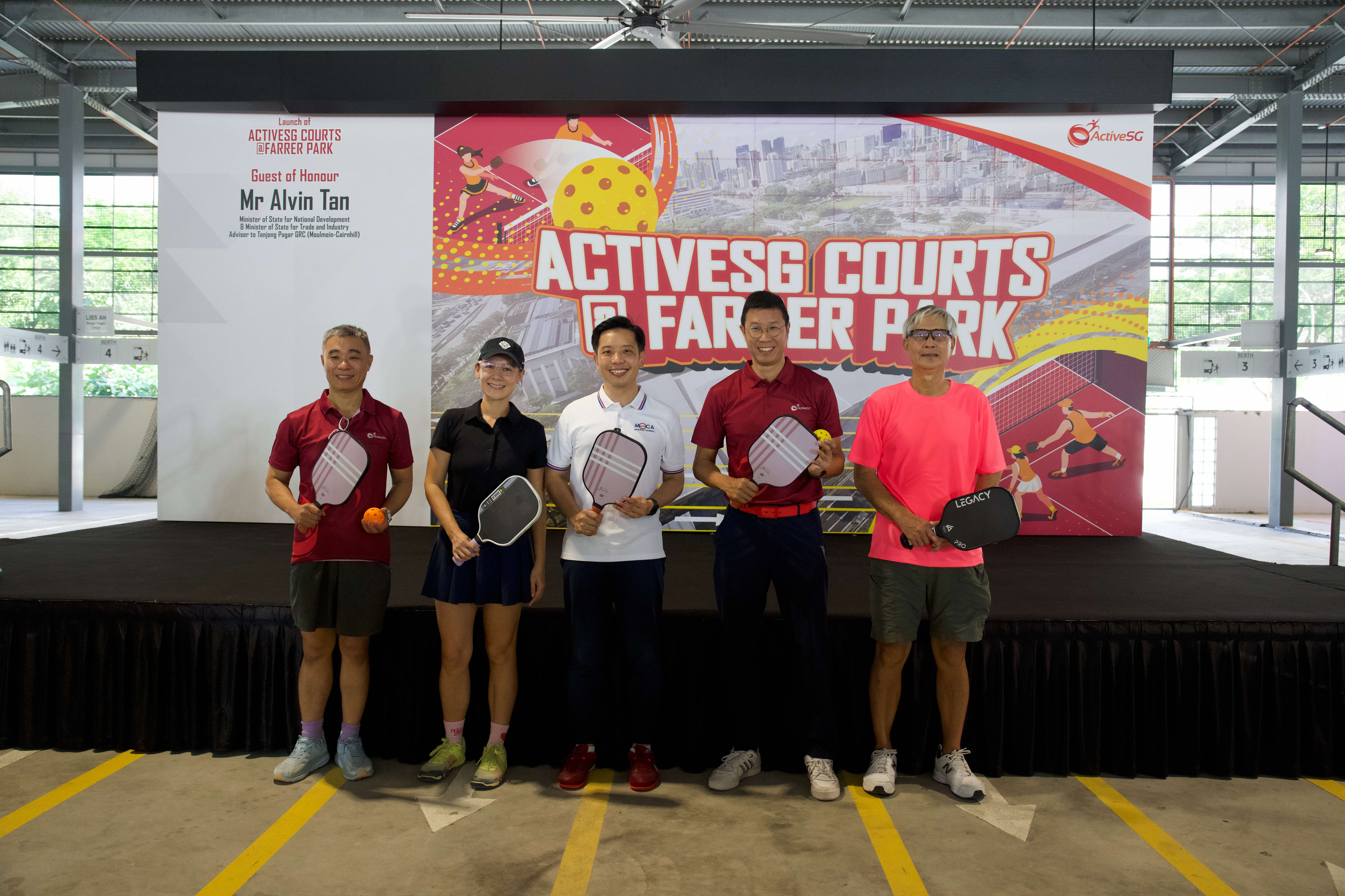 Opening of ActiveSG Courts @ Farrer Park